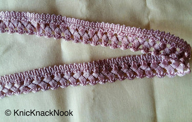 Light Blue / Green / Purple / Grey / Blue / Brown Woven Thread Lace Trim, Approx. 20mm wide - 200317L12/13/14/15/16/17